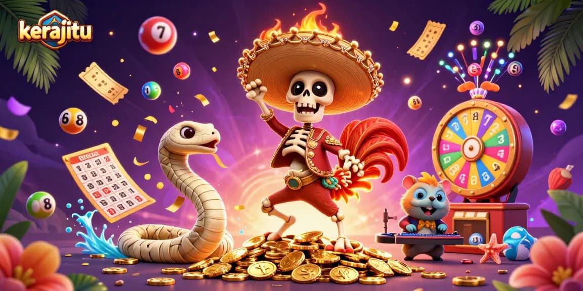 Memenangkan permainan di kerajitu dengan karakter unik seperti skeleton mariachi dan zombie hamster DJ.