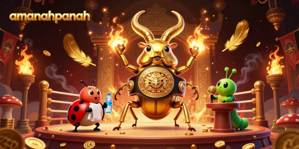 Permainan slot gacor dengan amanahpanah di arena perjudian yang glitter dan meriah