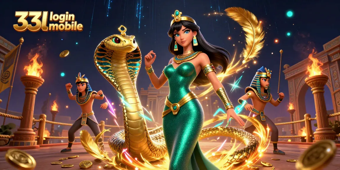 Experience the thrill of 33l login mobile with an enchanting gaming scene, featuring dynamic characters and elements.