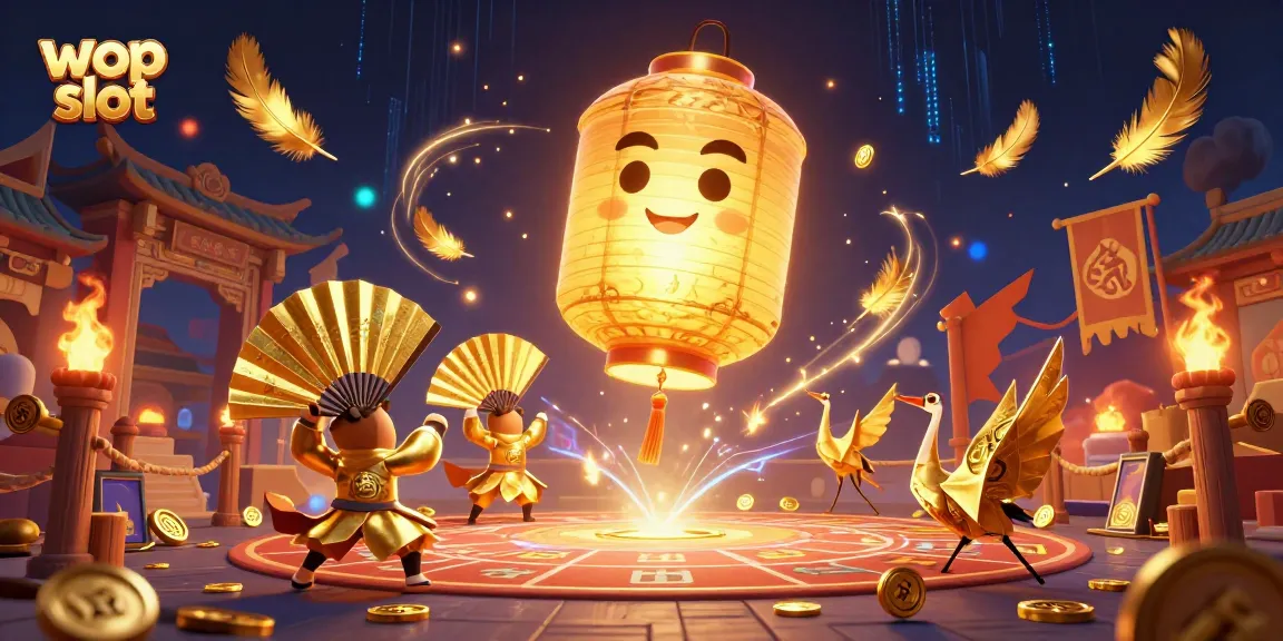Bermain slot gacor di Wop Slot sambil menikmati pengalaman visual artistik dengan simbol keberuntungan.