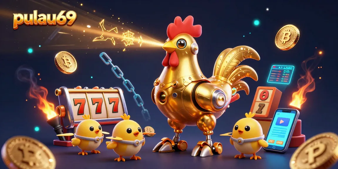 Engage with pulau69 by spinning vibrant slot reels surrounded by dazzling crypto elements.