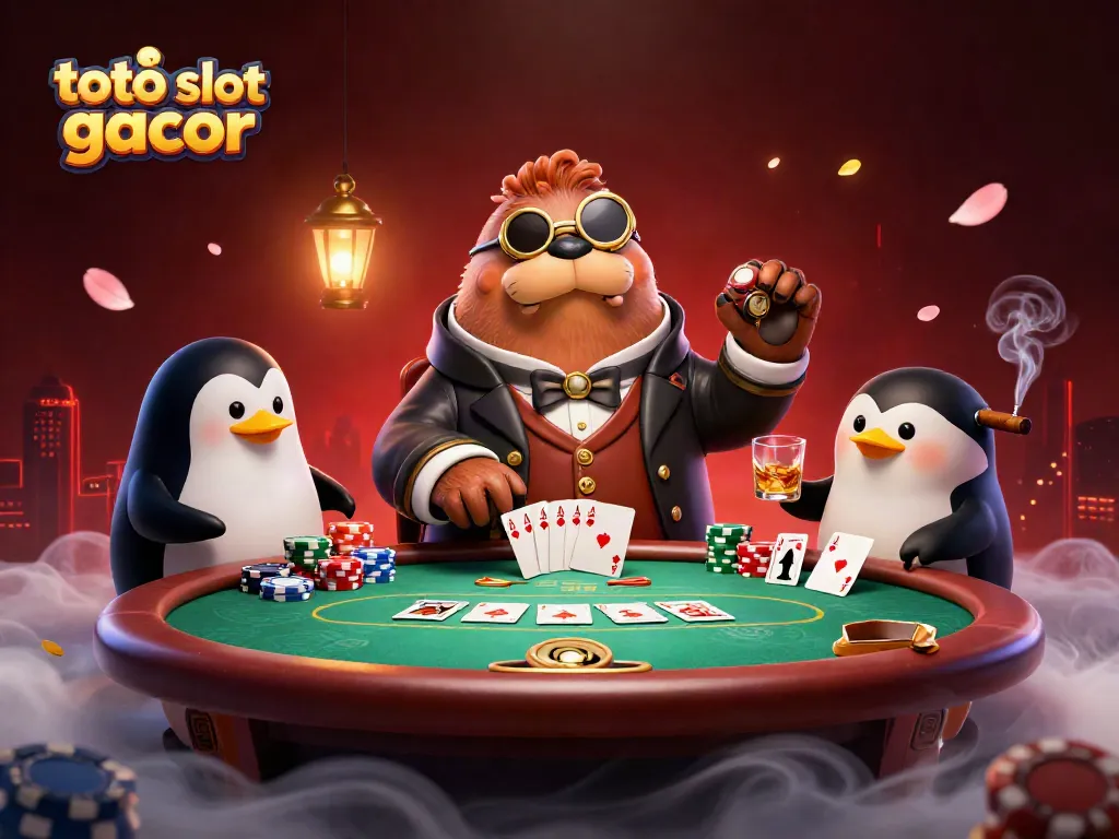 Mainkan toto slot gacor sambil menikmati suasana ceria di bawah laut dengan karakter hewan lucu.