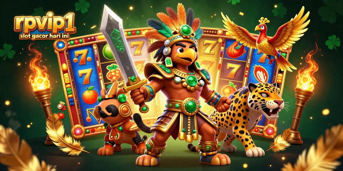 Experience rpvip1 slot gacor hari ini with thrilling casino visuals, showcasing epic gaming characters and dynamic elements.