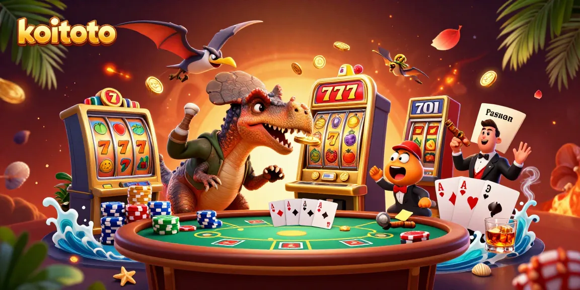 Koitoto menghadirkan pengalaman menang lotere cepat dengan jackpot melimpah dan tema kasino yang dinamis.