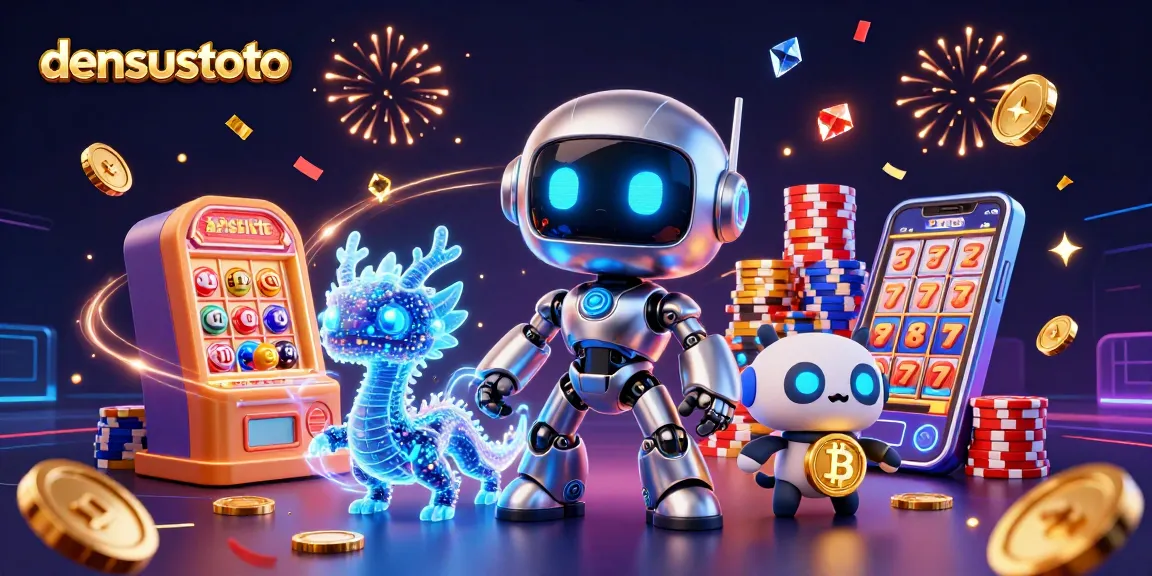 Densustoto menampilkan permainan togel online dengan visual menarik dan elemen kasino yang meriah.