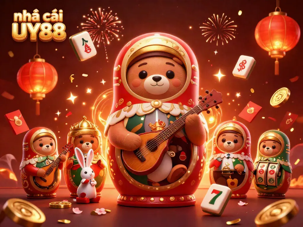 Engage with thrilling moments at nhà cái UY88, showcasing vibrant casino excitement with colorful elements.
