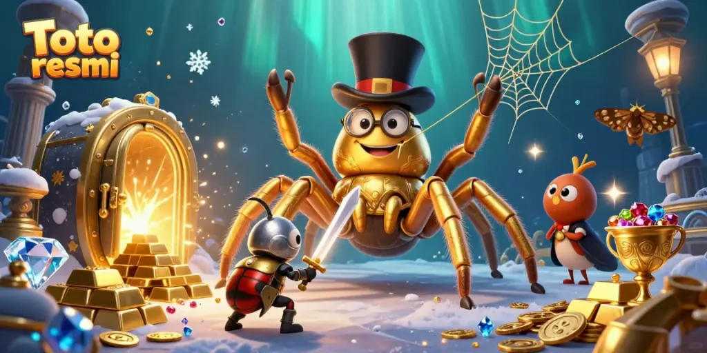 Engage in thrilling Toto resmi adventures with golden treasures and lively characters in action.