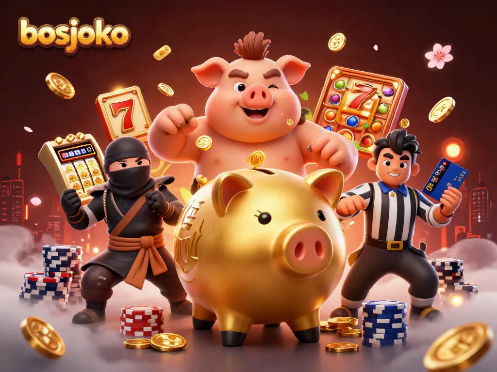 Experience the energizing world of bosjoko slots with cartoon characters and vibrant game elements.