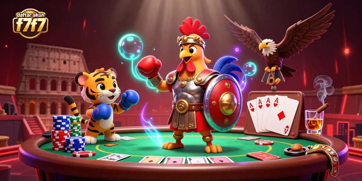 Engage in exciting online gaming with daftar akun f7f7 at a vibrant casino experience.