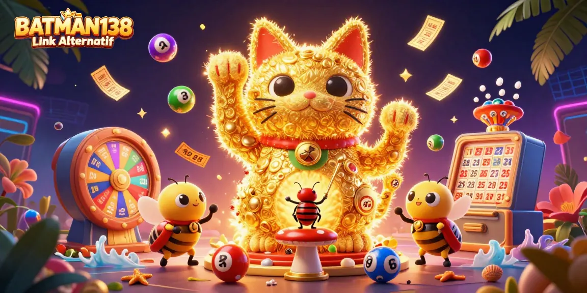 Bermain slot online di BATMAN138 Link Alternatif dengan berbagai simbol kasino dan keseruan menarik