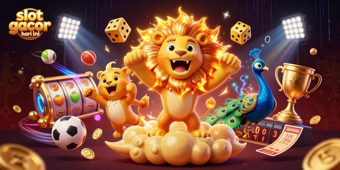 Win big with exciting slot gacor hari ini games, featuring vibrant casino elements.