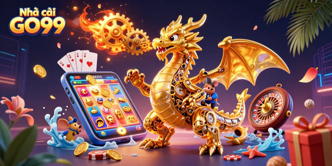 Spin for rewards at Nhà cái GO99 with vibrant slot games and exciting casino elements.