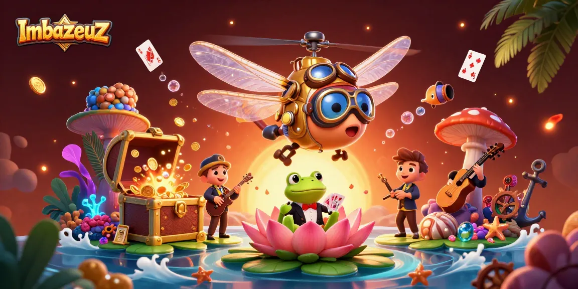 Menangkan pengalaman kasino dengan Imbazeuz, mengintip aksi seru di lingkungan slot 3D yang kaya.