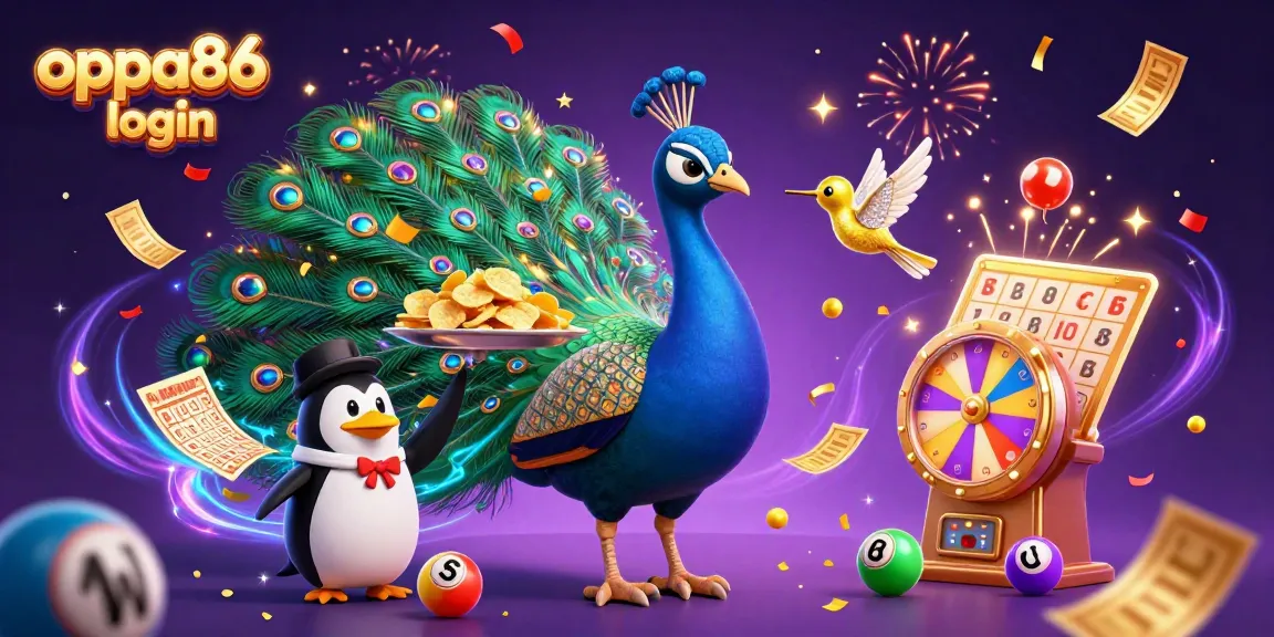Win with oppa86 login among vibrant casino games and prize elements.