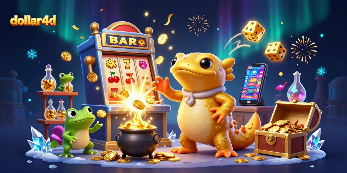 Experience thrilling gaming with dollar4d as the golden salamander alchemist transforms metals to riches.