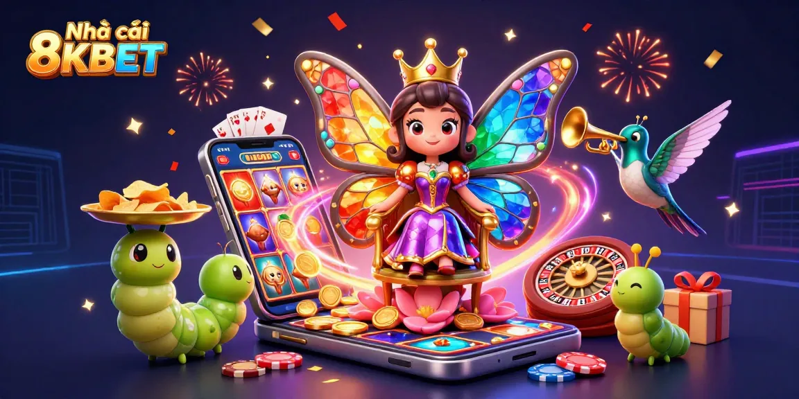 Engage in the exciting world of Nhà cái 8KBET with vibrant slot games and dynamic casino elements.