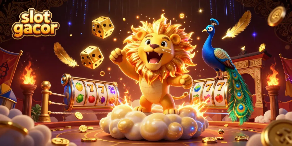 Engage with slot gacor through a vibrant 3D casino scene featuring stunning characters and immersive effects.