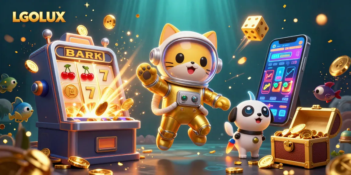 Experience thrilling gaming adventures with LGOLUX's jackpot illustrations and dynamic casino elements.