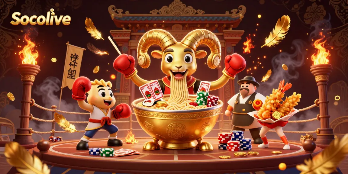 Socolive engages players with vibrant sports betting action in a dazzling 3D arcade.