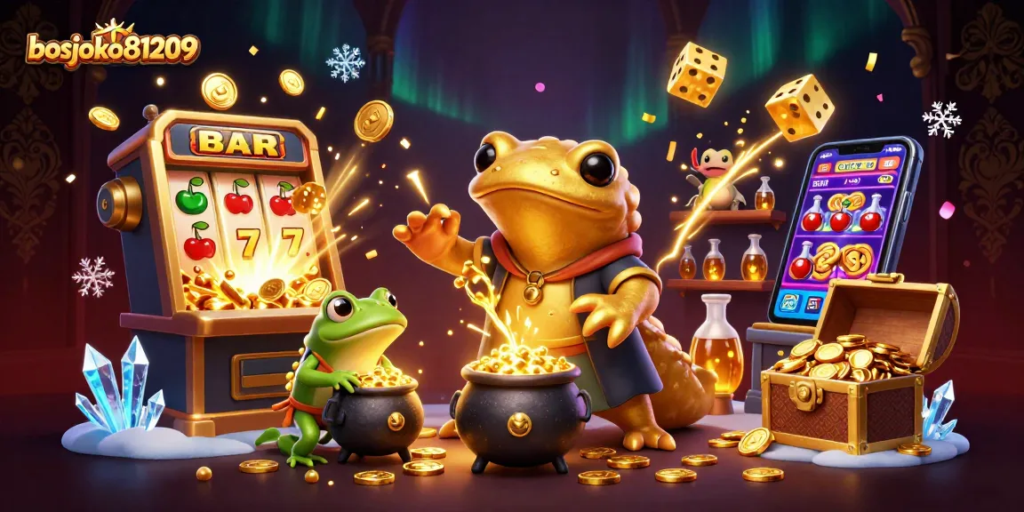 Jelajahi bosjoko81209 dengan mesin slot mewah yang berlimpah koin emas dan jackpot yang memikat.